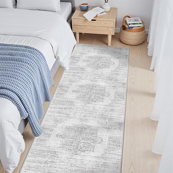 2x6 Runner Rug Non Slip for Entryway, Washable Runners for Kitchen, Soft Thin