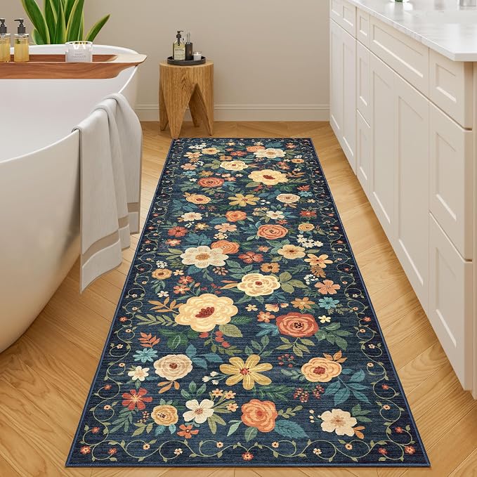 DUKINO 2x6 Runner Rug for Hallway, Washable Kitchen Runner Rug