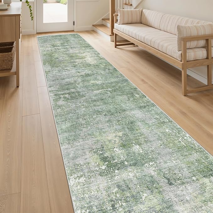 Soalmost Runner Rug 2x10 Washable Non-Slip Hallway Runner Rugs