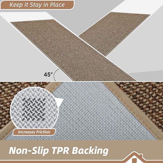 BEQHAUSE Hallway Runner Rugs 2x6, Hallway Rug Non-Slip Washable, Runner Rug