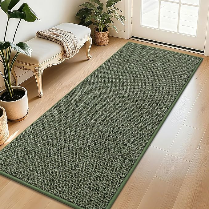BEQHAUSE Dirt Trapper Door Mat 32" x 72", Non-Slip Washable Doormats Entrance