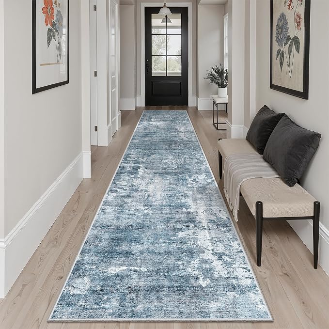 Soalmost Runner Rug 2x12 Washable Non-Slip Hallway Runner Rugs