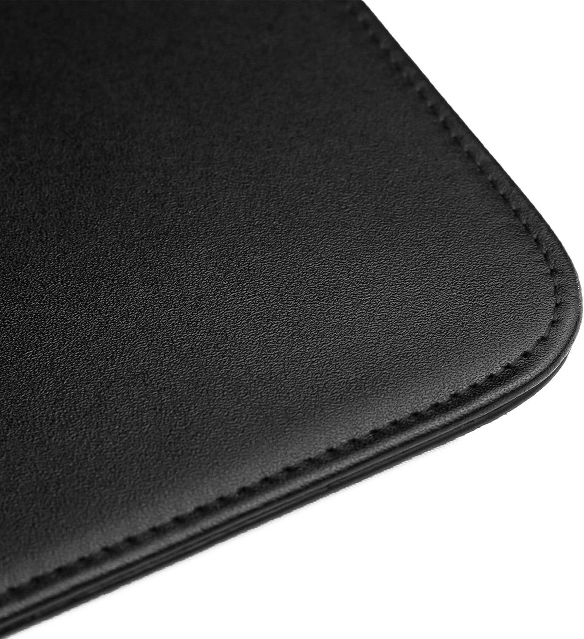 Castle Moat Mouse Pad Durable Genuine Leather, Easy to Clean Computer Mouse Pad with Non-Slip Rubber Base for Home and Office (No Logo)