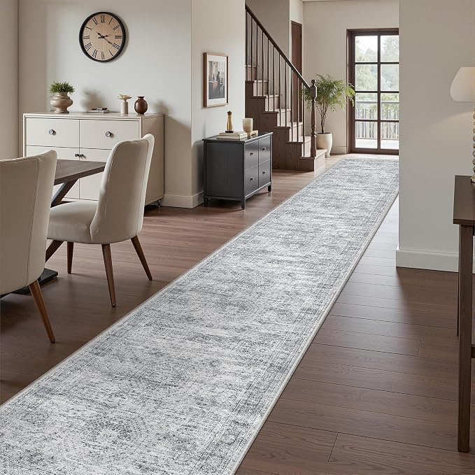 Washable Runner Rug 2.5x14, Non-Slip Long Hallway Runner