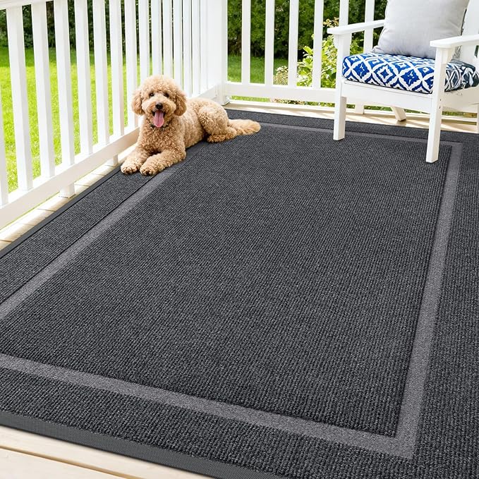 OLANLY Front Door Mat Indoor Outdoor Entrance, Waterproof All-Season,