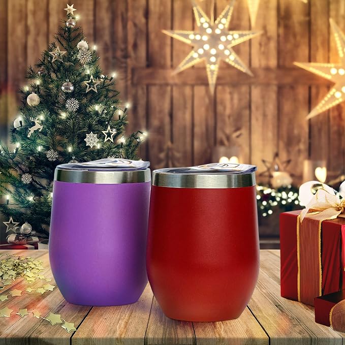 CHILLOUT LIFE 12 oz Stainless Steel Wine Tumbler