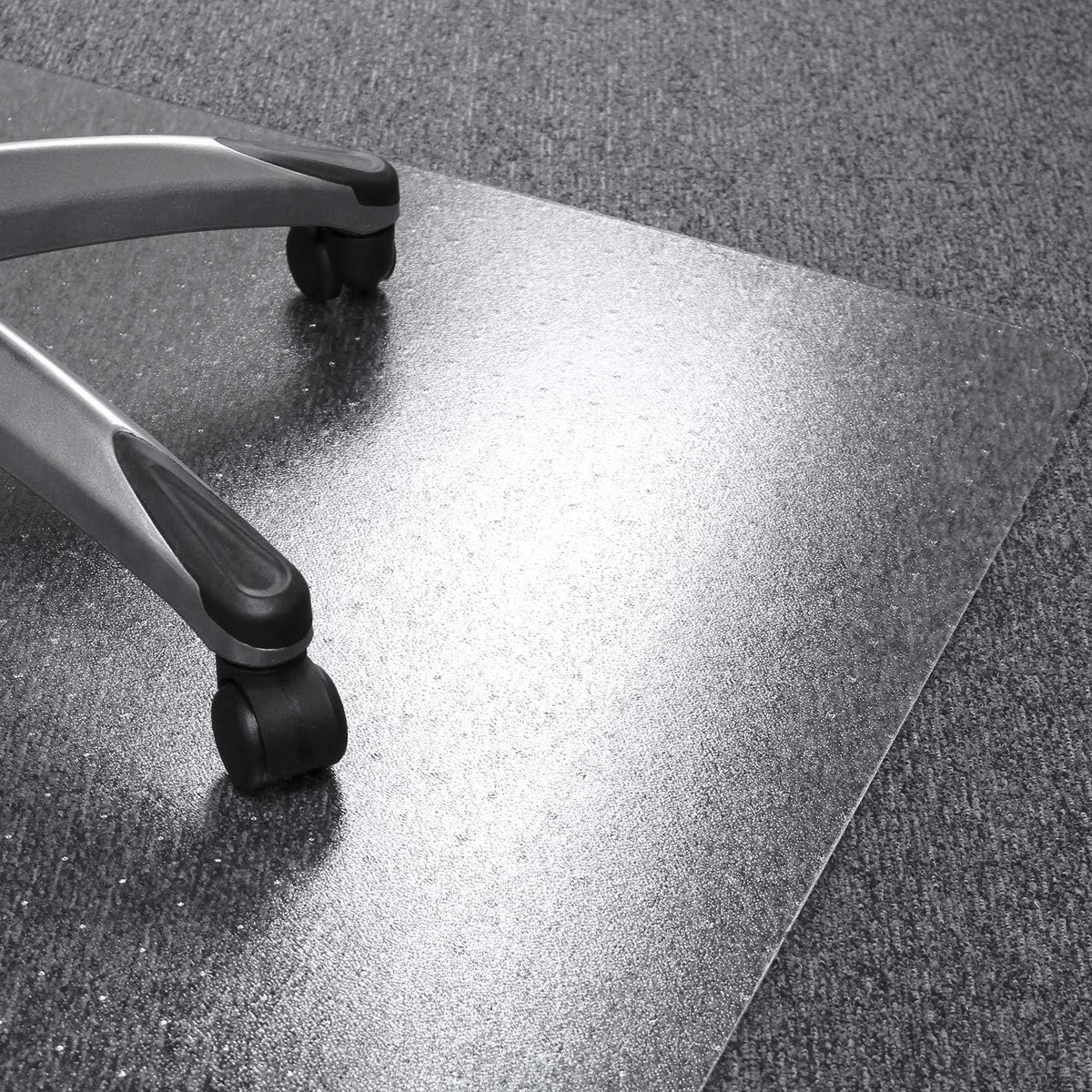 Floortex Polycarbonate Chair Mat 48" x 48" for Low/Medium Pile Carpets