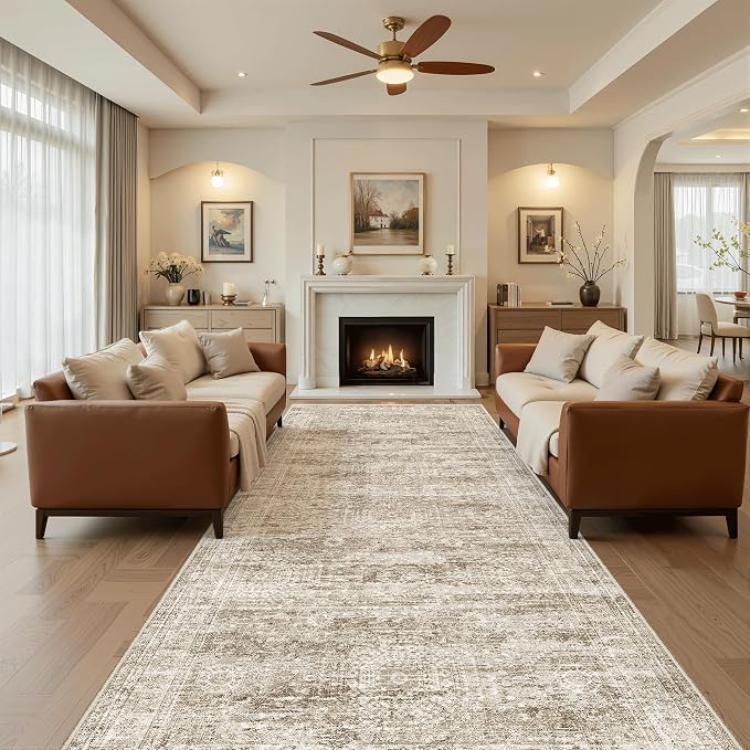Soalmost 4x10 Wide Hallway Runner Rug: Washable Soft Rug Runners