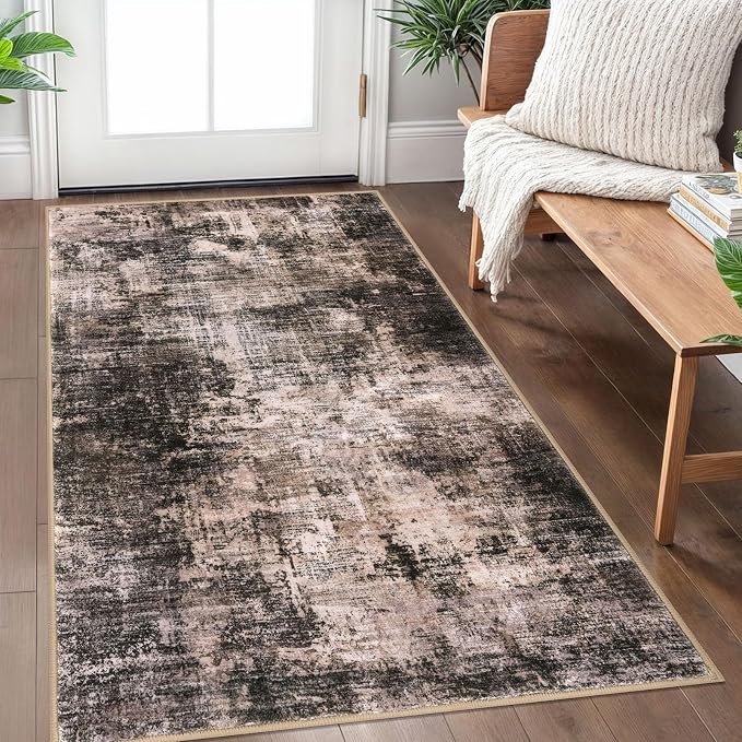 IOHOUZE Abstract Area Rug 3x5 Ft Washable Rugs