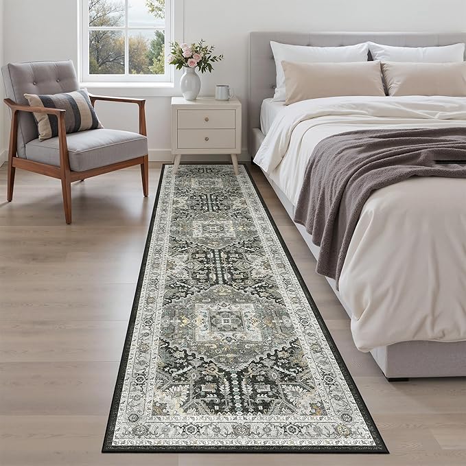 Madane Washable Runner Rug 2x8, Runners