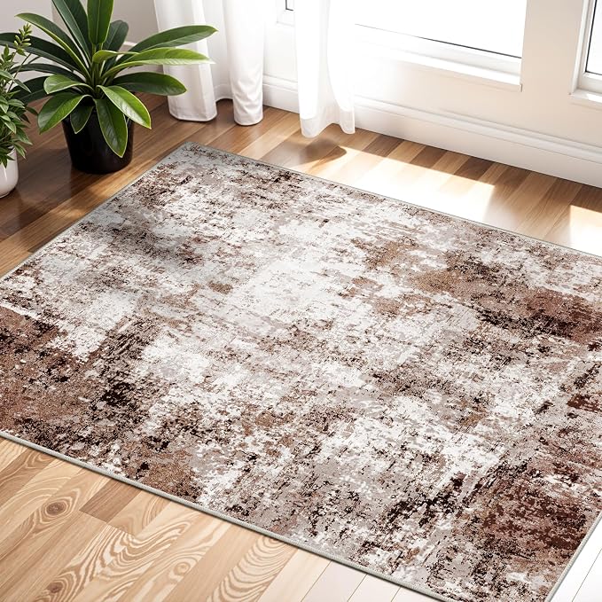 2x3 Small Washable Area Rug: Non-Slip Indoor Door Mat