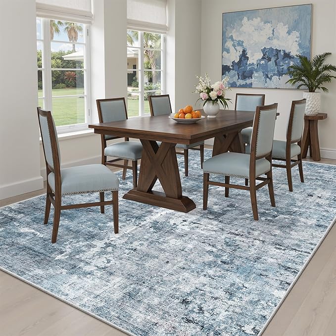 Soalmost Area Rug 6x9 Abstract Rugs