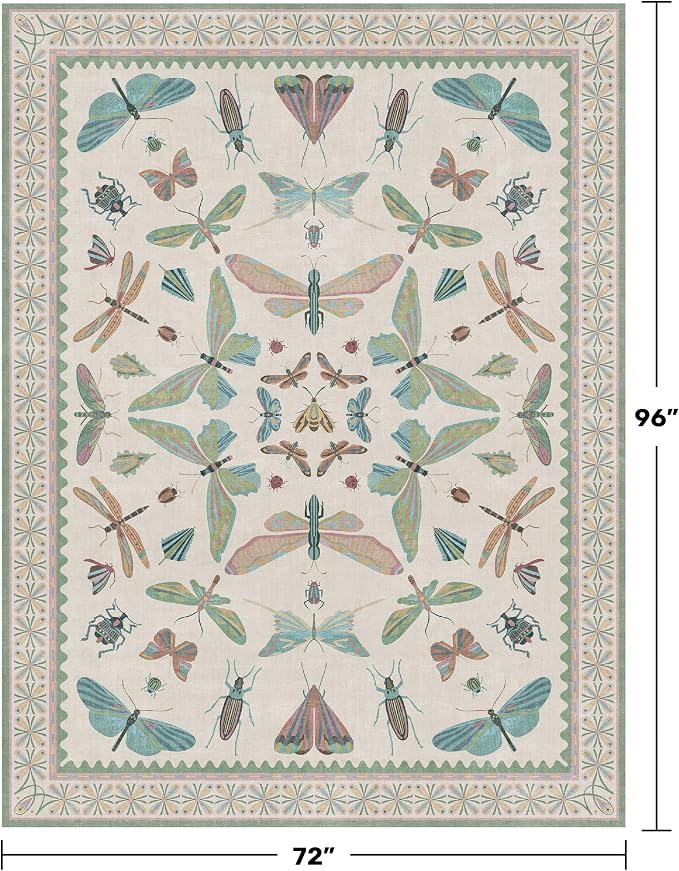 Green and Blue Rugs for Bedroom