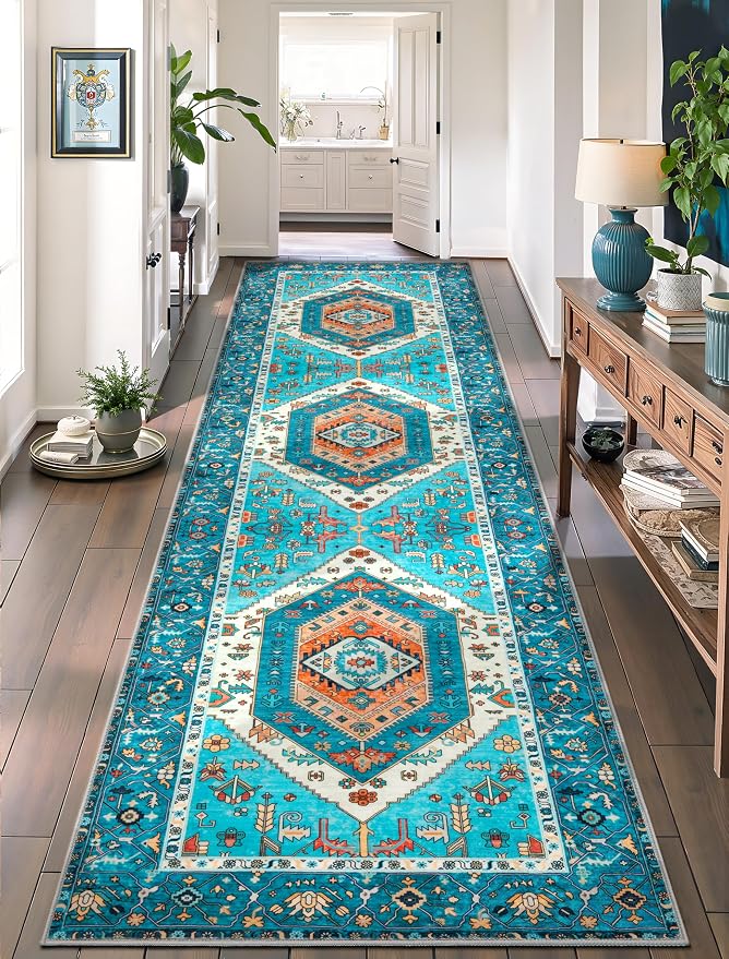 SERISSA Boho Washable Runner Rug
