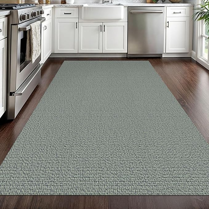 EARTHALL Washable Area Rug 4x6 Ft Non Slip Rugs
