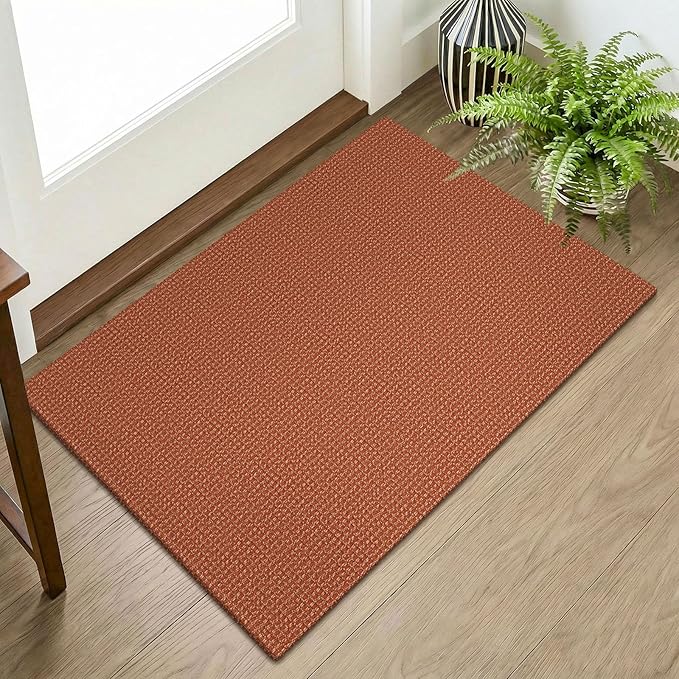 KOZYFLY Indoor Door Mat 2x3 ft Small Area Rugs Washable Front Door Mat Non Slip