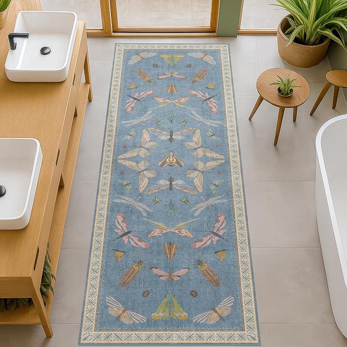 Hazo Haus Boho Non Slip Kitchen Rug Runner