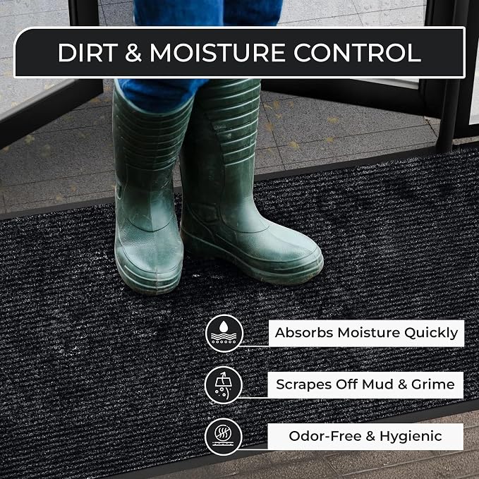Commercial Door Mat 3'x10' Heavy Duty Industrial Floor Mat