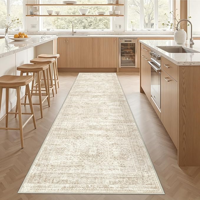 3x10 Runner Rug Non Slip Washable