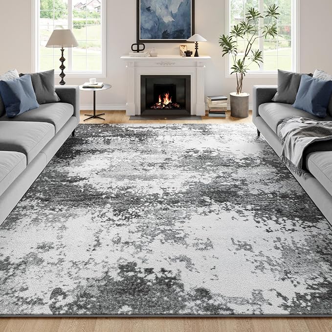 Washable Rug 8x10 Area Rugs for Living Room Bedroom Carpet, Dining Room Table