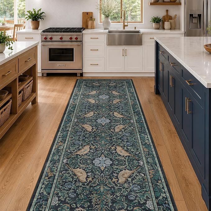 Hazo Haus Boho Blue 2x7 Extra Long Runners