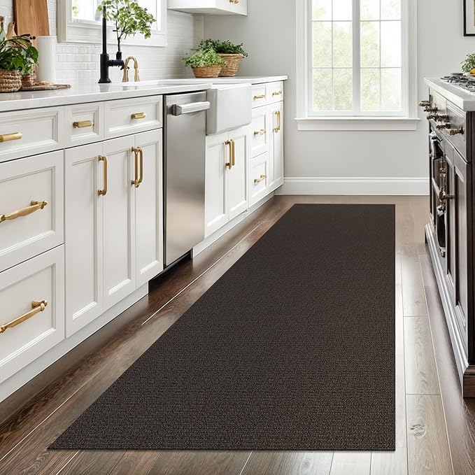EARTHALL Washable Runner Rug 3x8 Ft Non Slip Runners