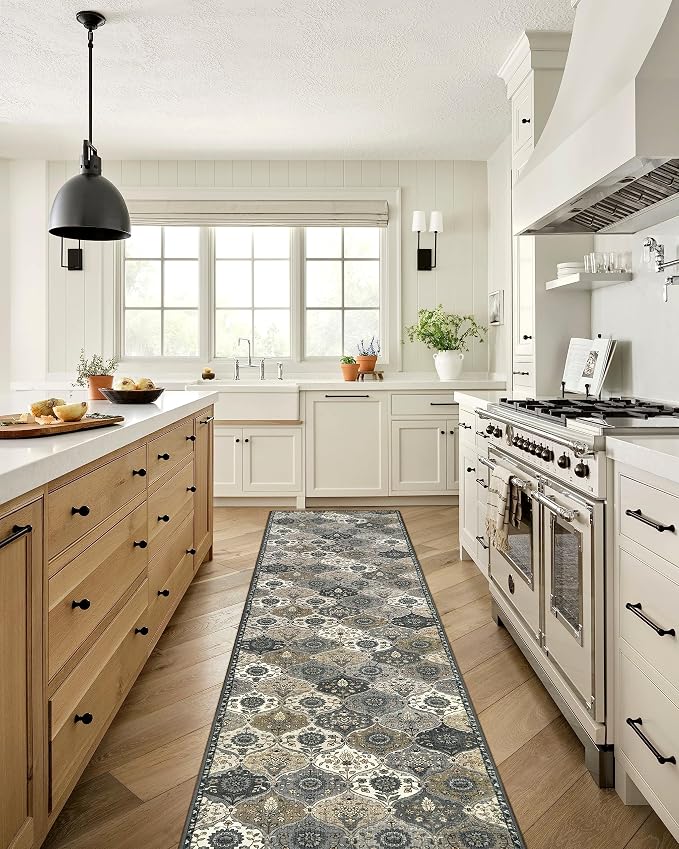 Lahome Moroccan Washable Runner Rug Non Slip, 2x10 Runner Rugs