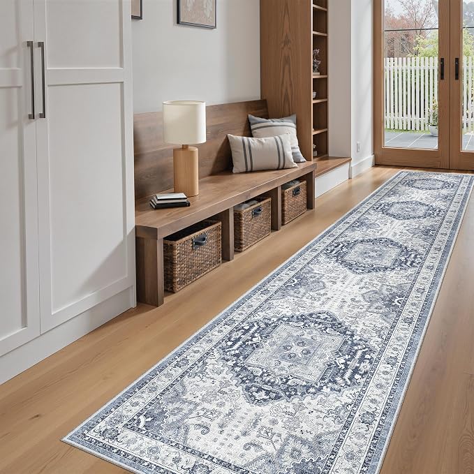 Madane Hallway Washable Runner Rug