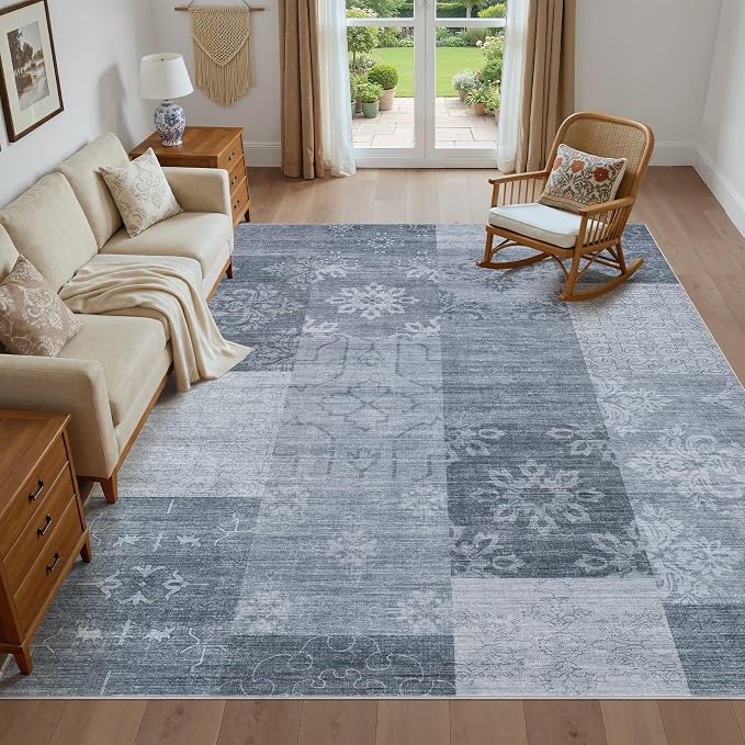 UERMEI 8x10 Area Rug for Living Room