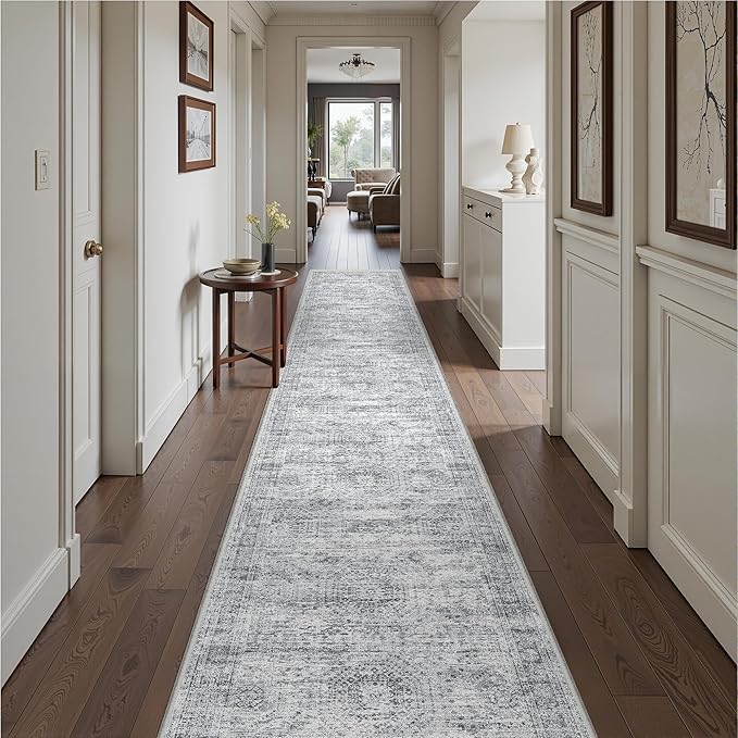 Washable Runner Rug 2.5x14, Non-Slip Long Hallway Runner