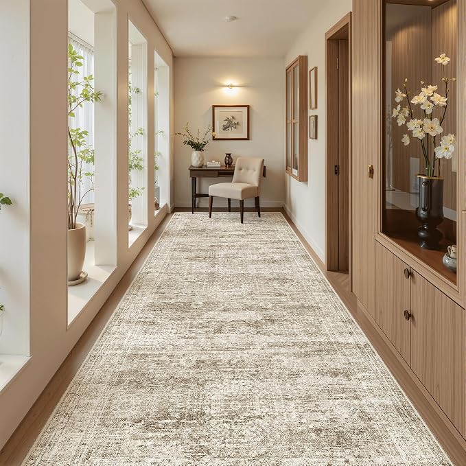 Soalmost 4x10 Wide Hallway Runner Rug: Washable Soft Rug Runners