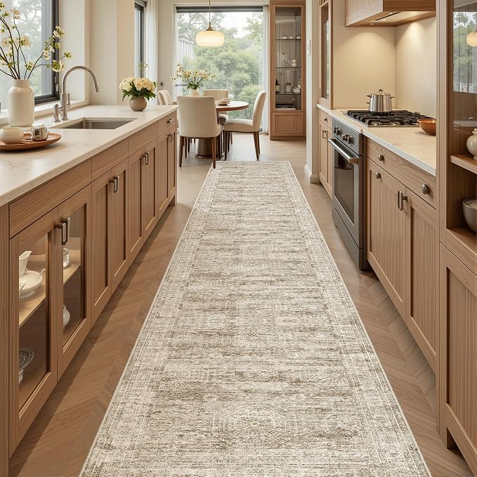 Soalmost Runner Rug 2'x10' Washable Non-Slip Runner Rugs