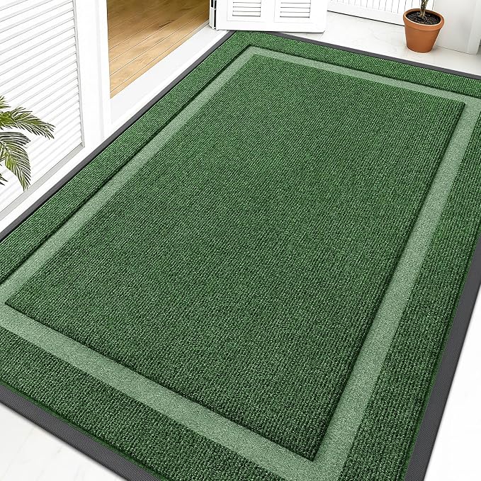 OLANLY Front Door Mat Indoor Outdoor Entrance, Waterproof All-Season,