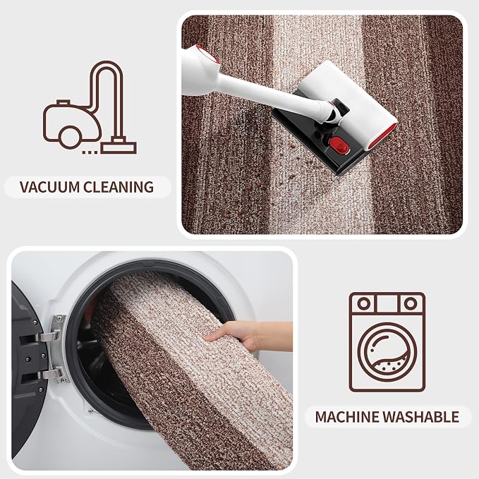 Kitinjoy Indoor Outdoor Door Mat, 44x24 Non-Slip Absorbent Dirt Trapper