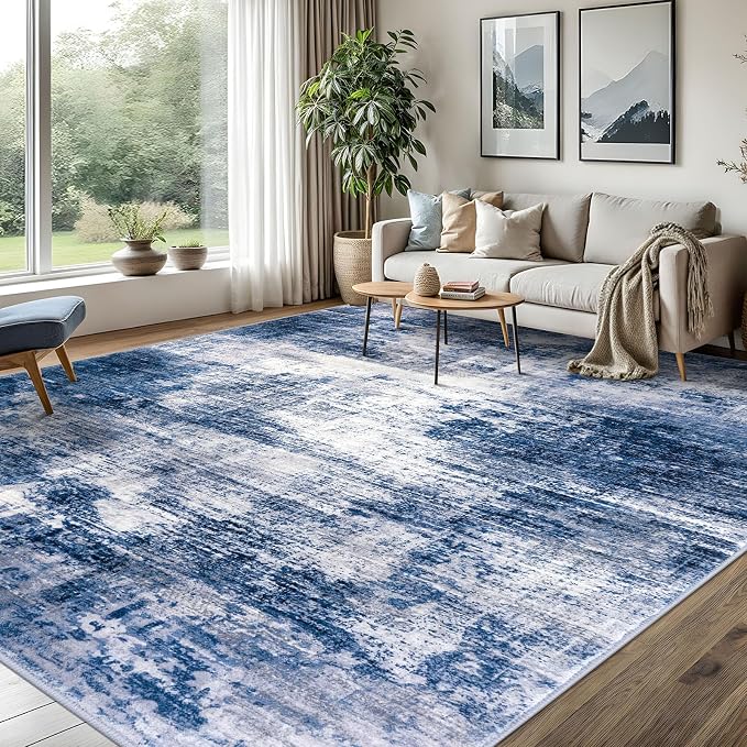 IOHOUZE Abstract Area Rugs 8x10 Ft Washable Large Rugs