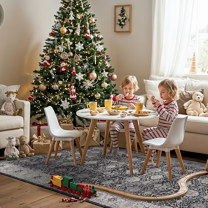 4x10 Washable Hallway Runner Rug: Oriental 10ft Extra Wide Ultra Soft Runners