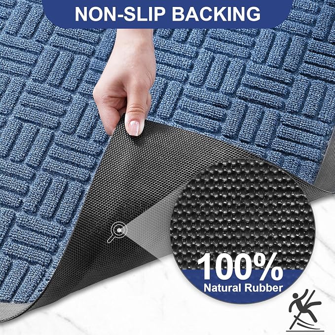 Mibao Front Door Mat, Heavy Duty Durable Welcome Mat
