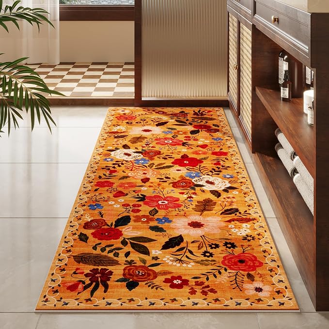 Rugcomf Runner Rug for Kitchen Rug Non Slip 2'x 6' Washable Rugs