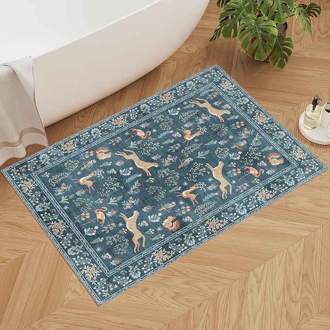 DUKINO 2x3 Rug, Washable Animal Rugs