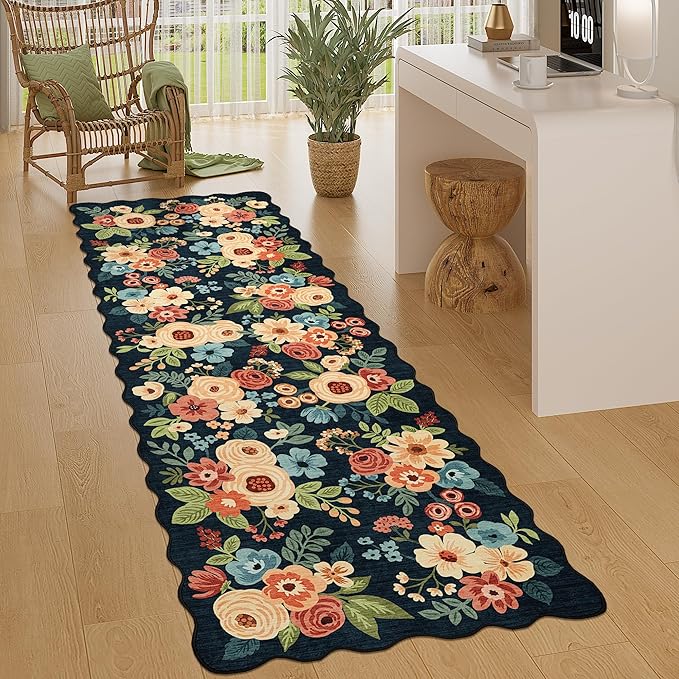 DUKINO 2x6 Runner Rug for Hallway, Washable Kitchen Rug