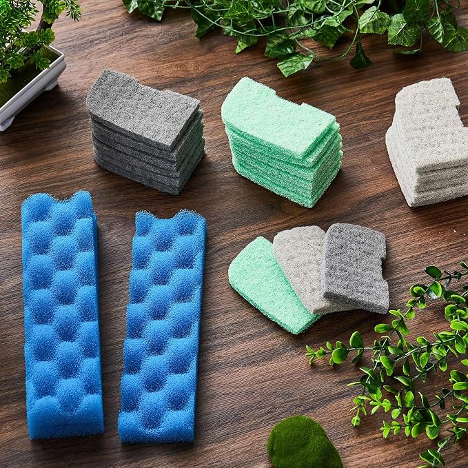 20 Pcs Aquarium Filters Replacement Filter Media Kits Compatible