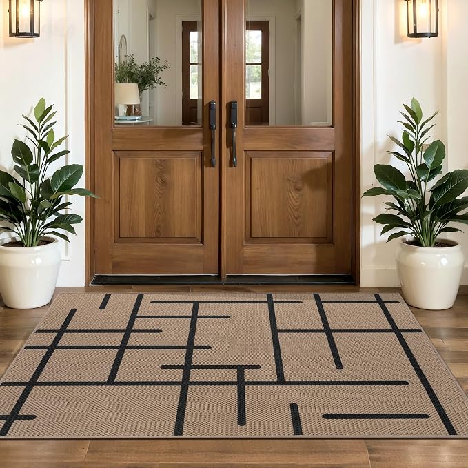 Tangsoo Modern Easy Jute Rug 2x4 Small Rugs