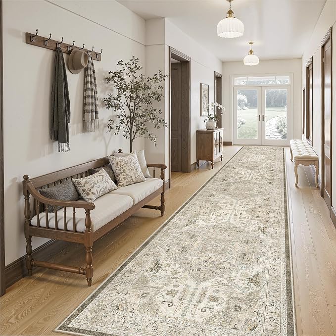 Madane Hallway Runner Rug 2'6''x16' Kitchen Runner