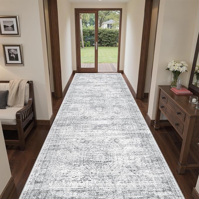 4x10 Runner Rug, Washable Hallway Runner Rug