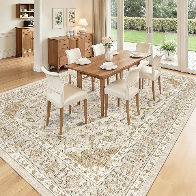 Madane Washable Rug 8x10 Area Rugs