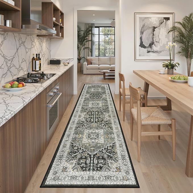 Madane Washable Runner Rug 2x8, Runners