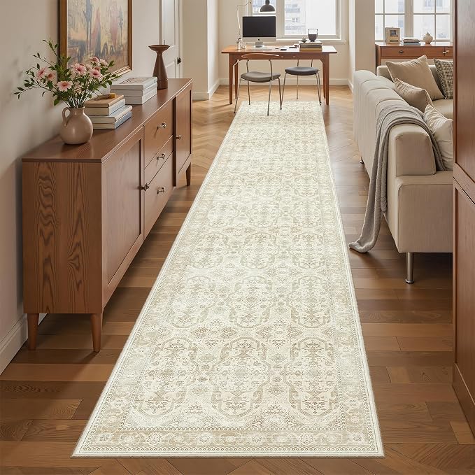 Soalmost Runner Rug 2x12 Washable Non-Slip Hallway Runner Rugs