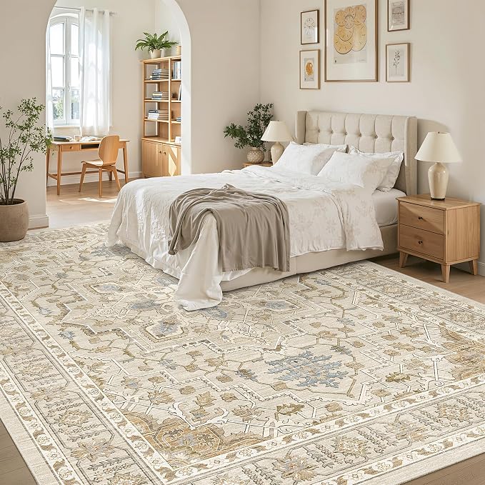 Madane Washable Rug 8x10 Area Rugs