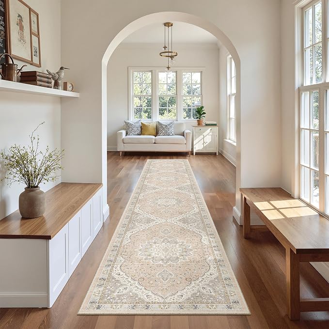 Madane Hallway Runner Rug 2x12, Extra Long Washable Runner Rugs