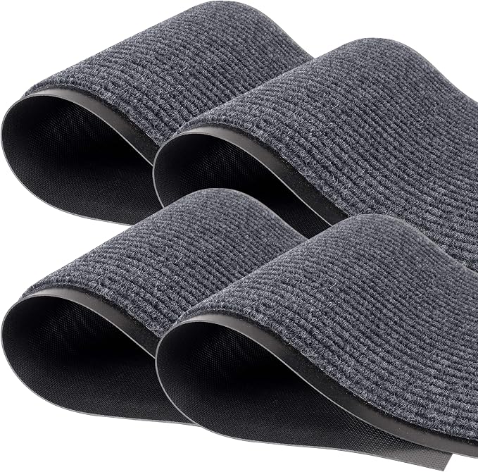 MaxMat® 4-Pack Extra Large 3x5 Ft Heavy Duty Door Mats – Tough Rubber Backing